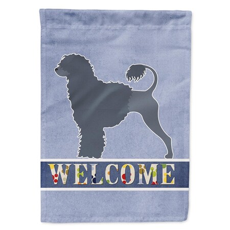 Carolines Treasures Portuguese Water Dog Welcome Flag Canvas House Size BB5572CHF